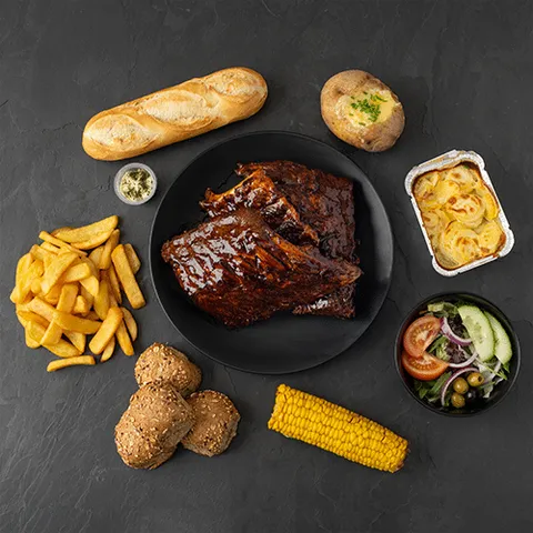 Spareribs menu