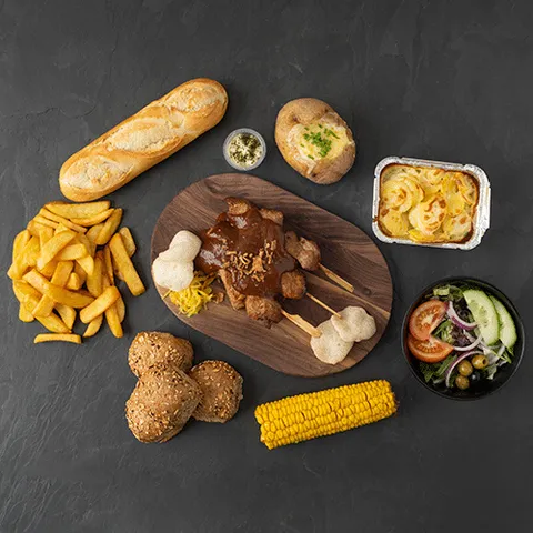Saté van de haas menu