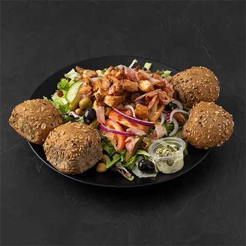 Maaltijdsalade kip/bacon