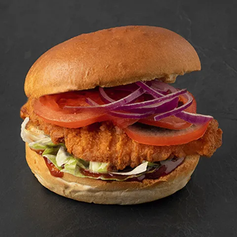 Smokey BBQ chickenburger