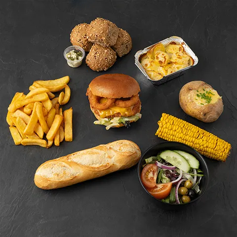 O-rings cheese chickenburger menu