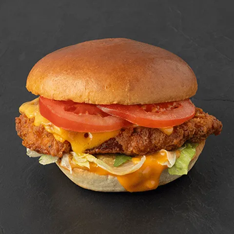 Cheese chickenburger