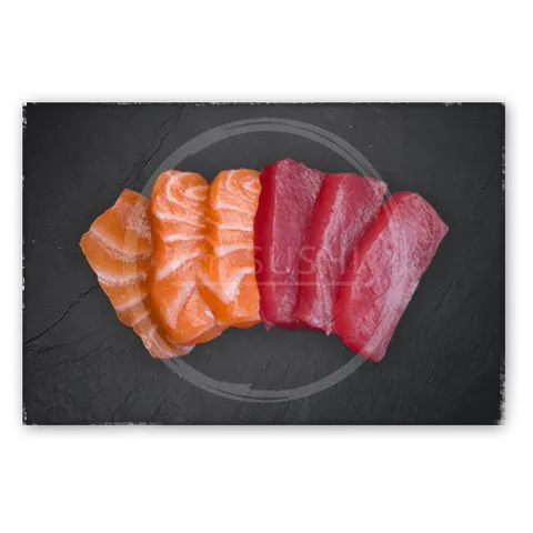 Sashimi salmon tuna