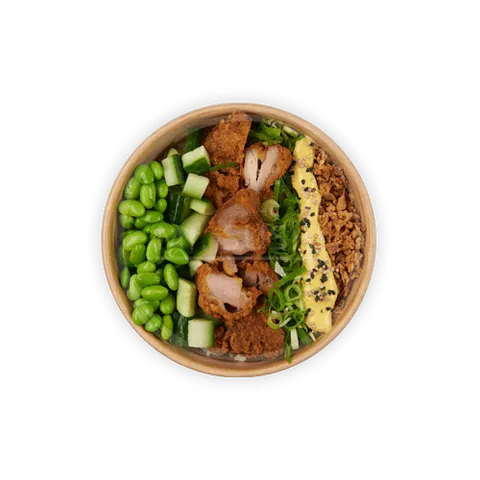 Poke bowl karaage