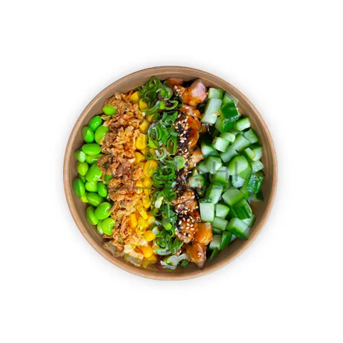 Poké bowl chicken
