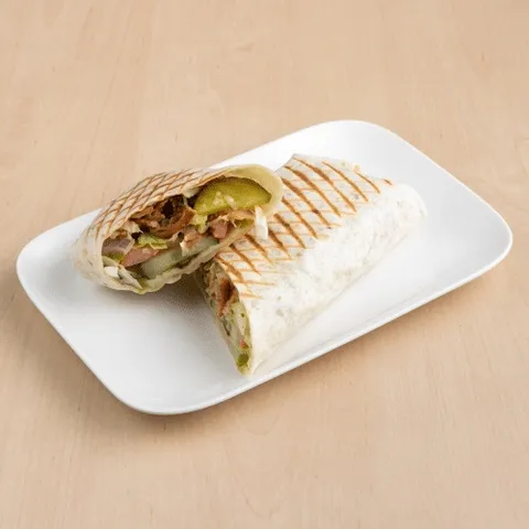 Dürüm döner kebap en salade