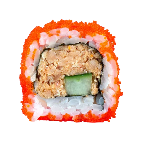 Red salmon roll