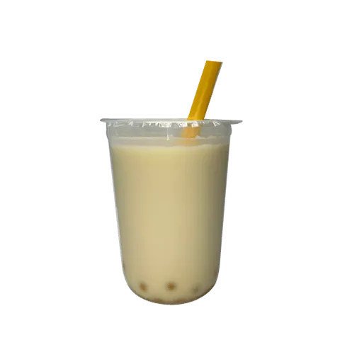 Peach milk tea