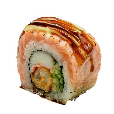 Salmon ebi roll
