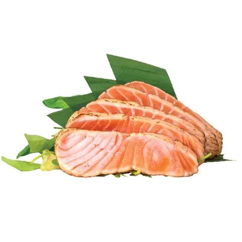 Seared salmon sashimi