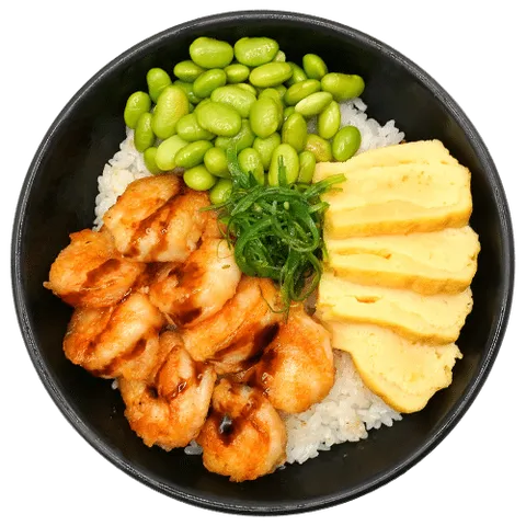 Shrimp yaki bowl