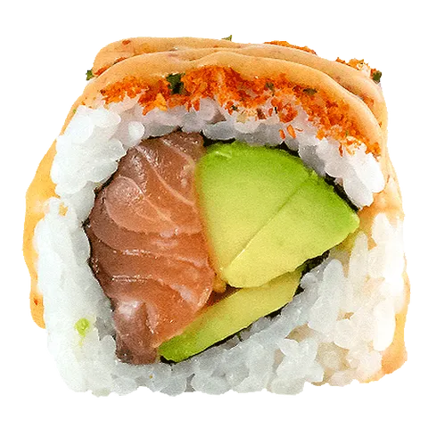Shichimi salmon roll