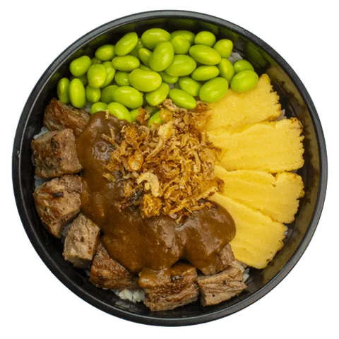 Beef curry bowl