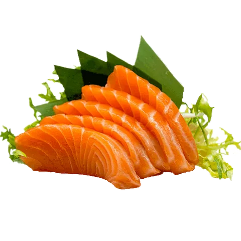 Salmon sashimi