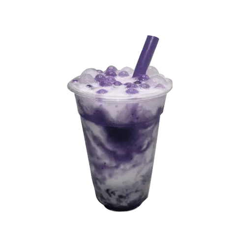 Blueberry kokos latte