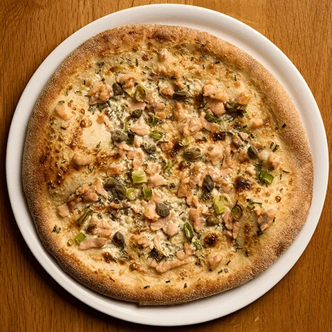 Pizza Bianca Smoked Salmon