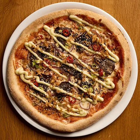Pizza Asian Beef