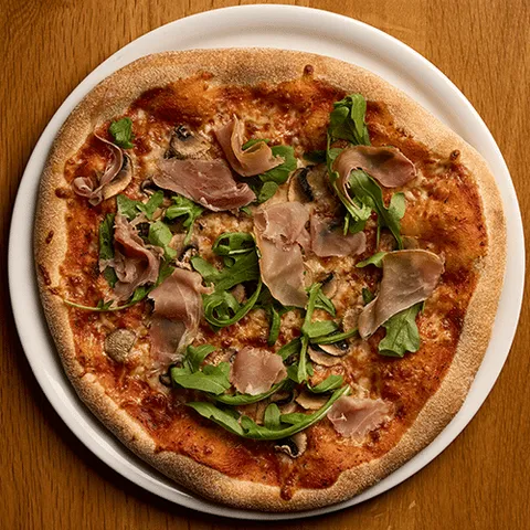 Pizza Prosciutto Funghi