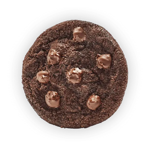 Vegan double chocolate cookie