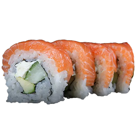 Salmon roomkaas roll 8 stuks