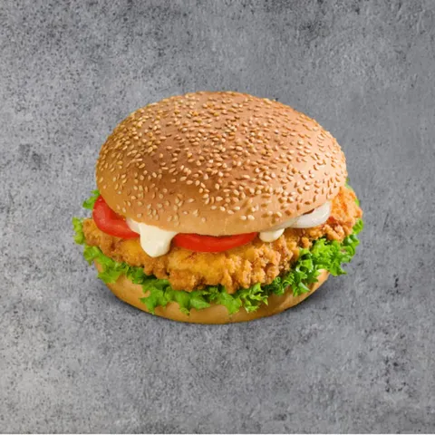 Chick'n zinger burger