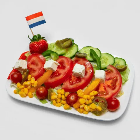 Vers bakje salade