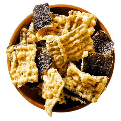 Tempura nori chips