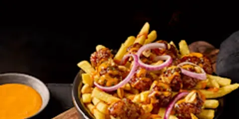 Loaded fries chicken ketjap