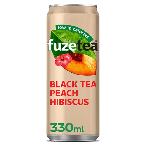 Fuze Tea Peach Hibiscus 330ml blik