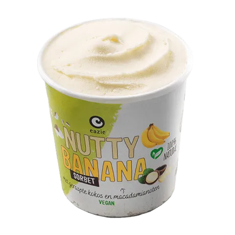 Nutty banana (vegetarisch en vegan)