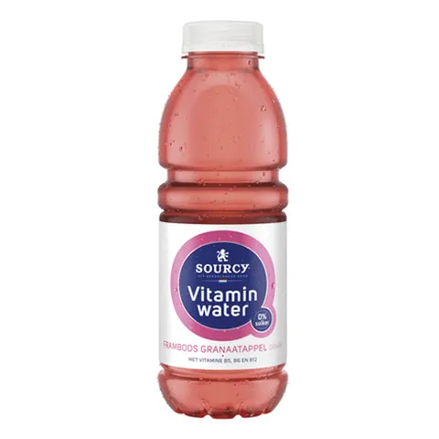 Sourcy vitamin framboos en granaatappel