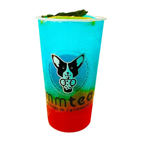 Blue ocean soda