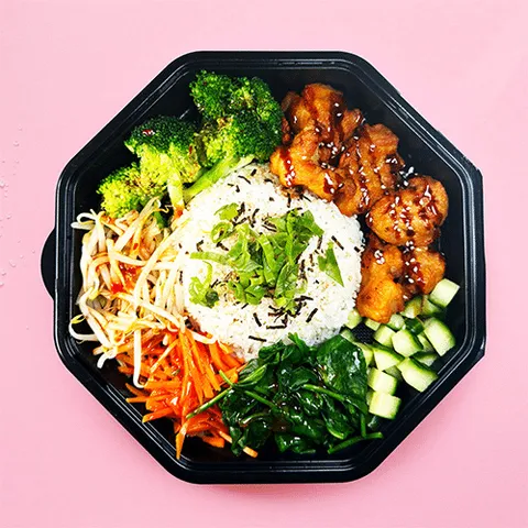 Chicken karaage rice box