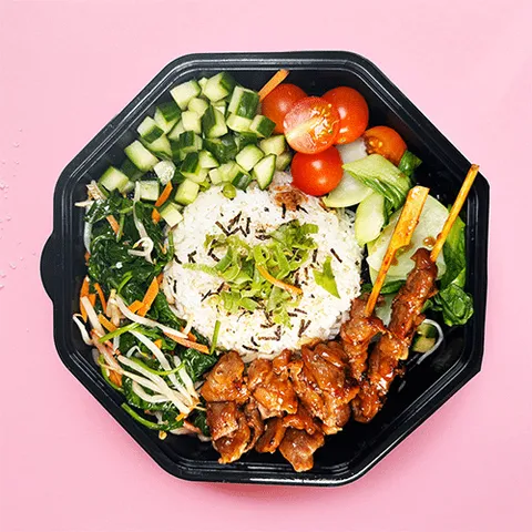 Yakitory rice box