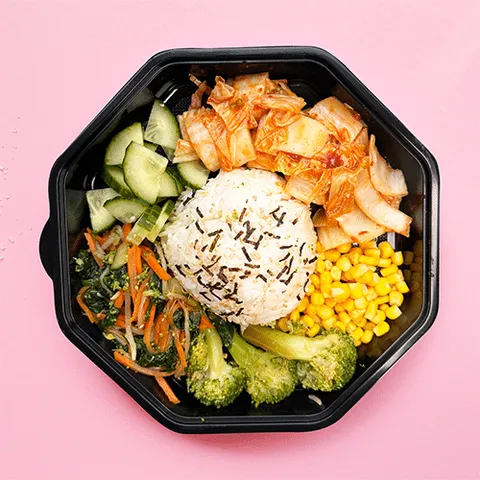 Veggie rice box