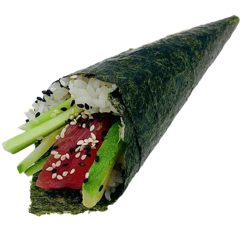Tuna avocado handroll