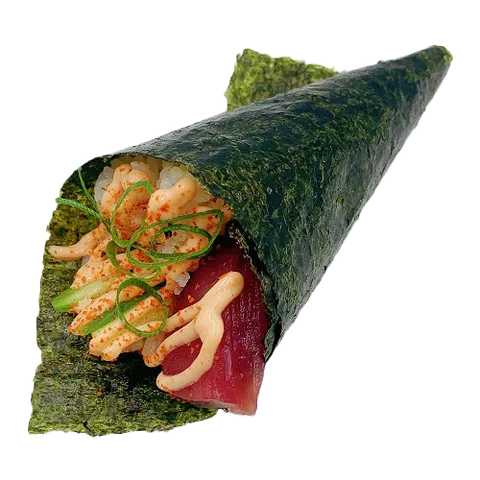Spicy tuna handroll