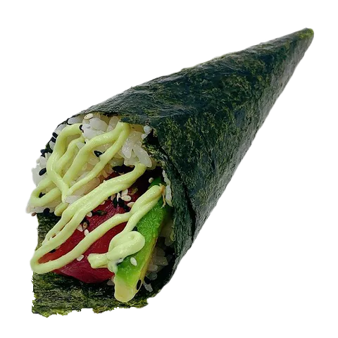 Wasabi tuna handroll