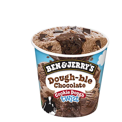 Ben & Jerry Dough-ble Chocolate 465ml