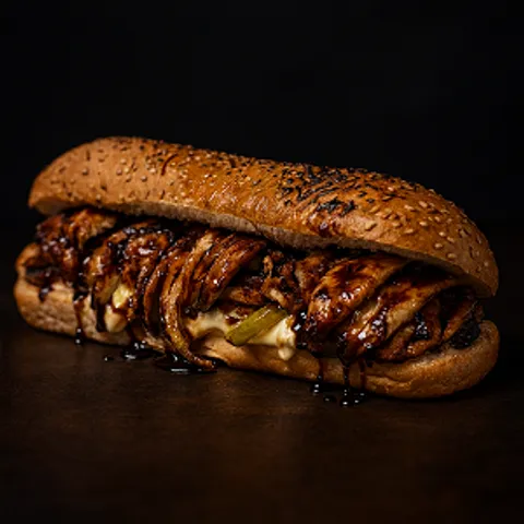 Baguette shawarma