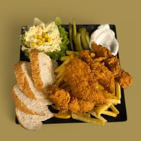 Crispy chicken schotel
