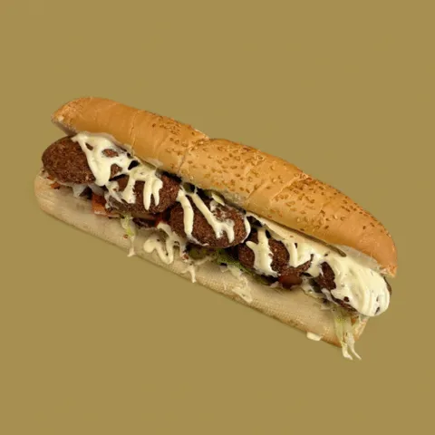 Baguette falafel