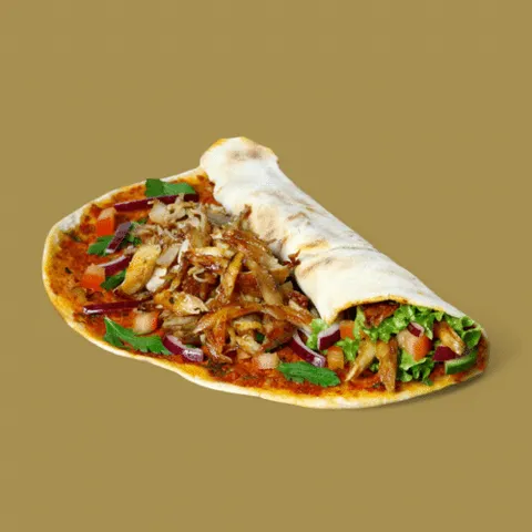 Turkse pizza met shoarma