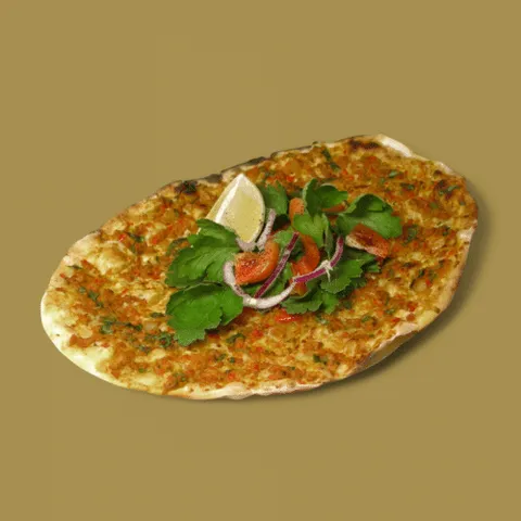 Turkse pizza met salade