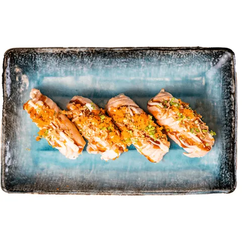 Flamed Salmon Nigiri