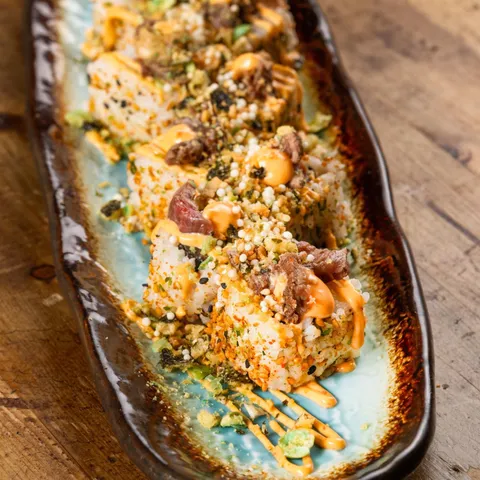 Spicy Wasabi Beef Roll