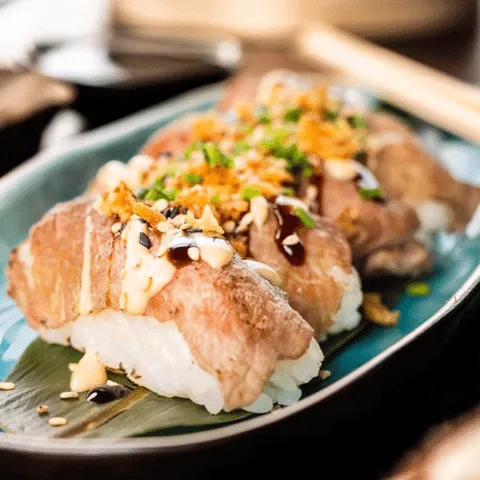 Flamed Beef Nigiri