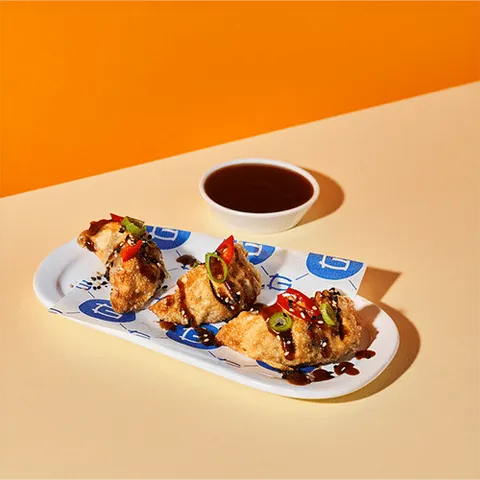 Fried mandu bulgogi
