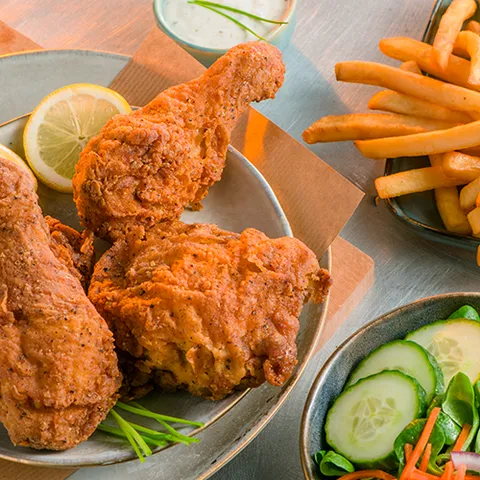 Fried chicken menu