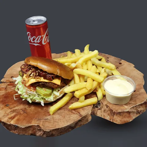 Lucky Luke burger menu